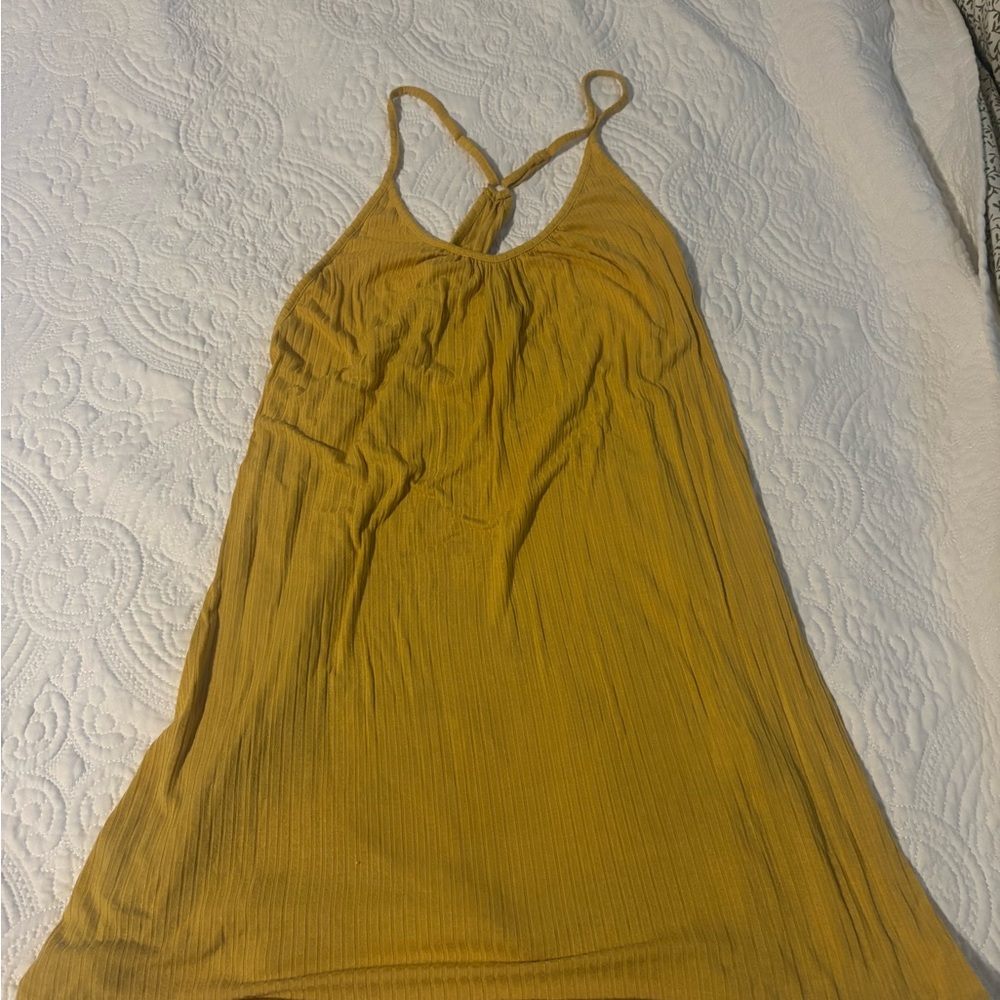 Forever 21 Yellow Mini Dress